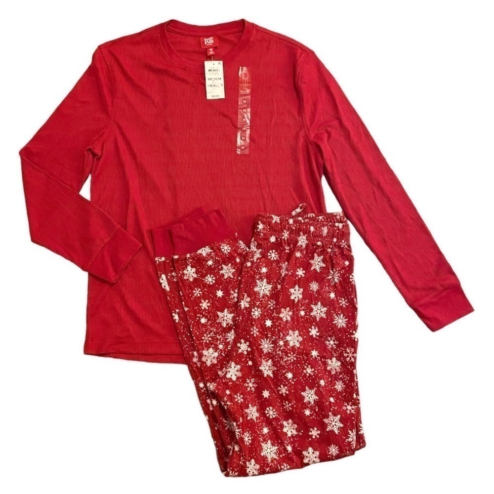 Macy’s Family PJs Snowflake Jogger PJ Set NWT